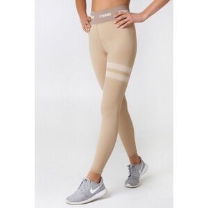 Stronger Sahara Beige High Waisted Tights Leggings